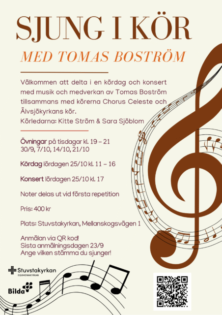 Ta chansen att sjunga i kör med Tomas Boström