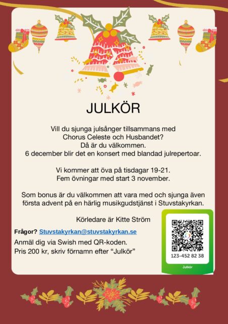 Var med och sjung i julkören!